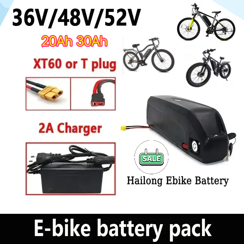 Bateria Hailong 36-48-52V com  - Ebike Battery 48V 20Ah Hailong avaliação e preço