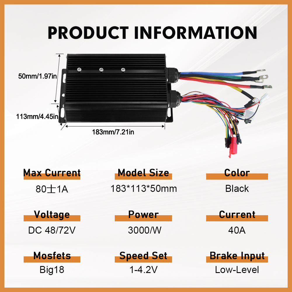 Bicicleta elétrica com 3 modos - 72V 5000W Hub Motor Kit avaliação e preço